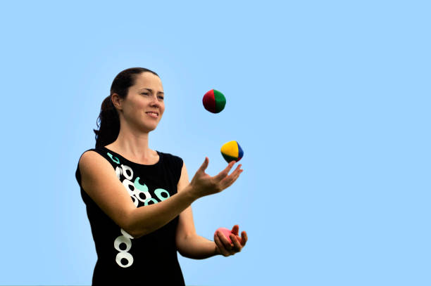 Woman Juggling